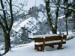 Falkenstein Burg im Schnee