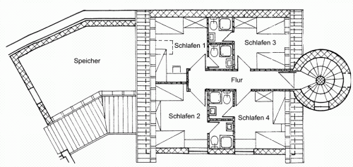 Haus 2 Grundriss Obergeschoss