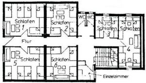 Grundriss Obergeschoss Haus 1